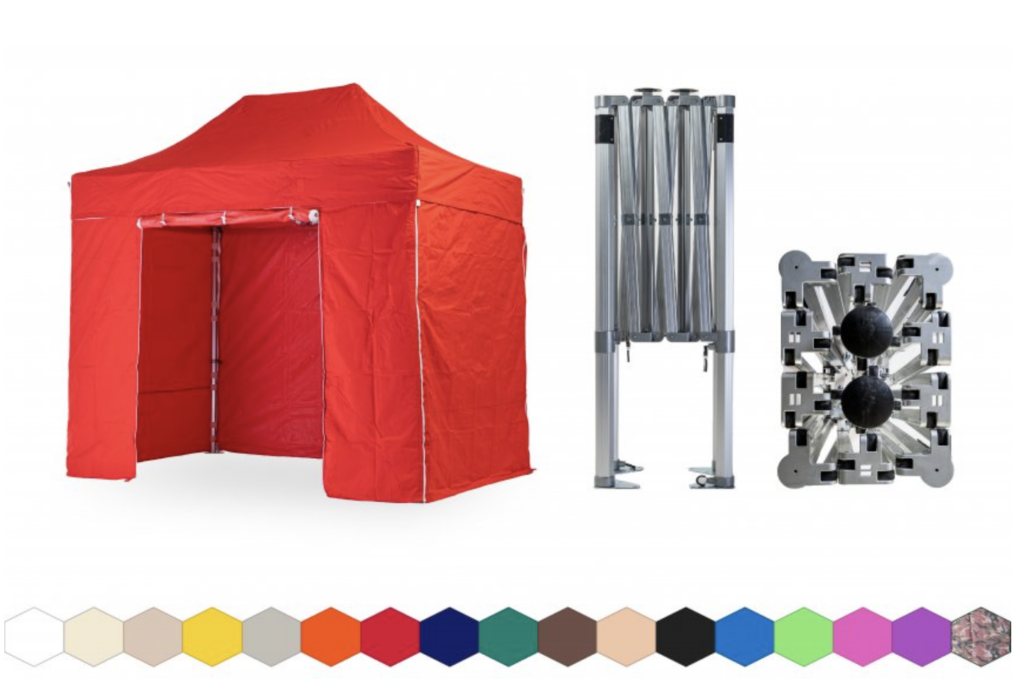Zahradní nůžkový párty stan 2x3 m TENTino BIG HEXAGON